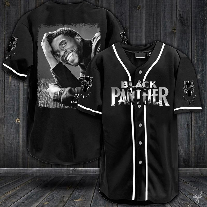 Black Panther Marvel Avengers Baseball Shirt Jerseyer Jersey
