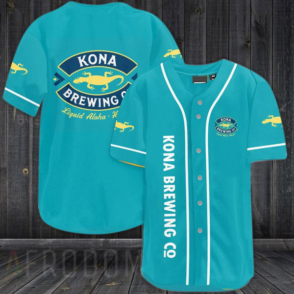 Blue Kona Brewing Baseball Jersey
