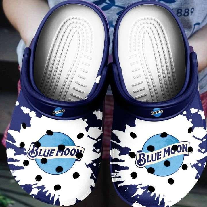 Blue Moon Beer Crocs Crocband Clogs