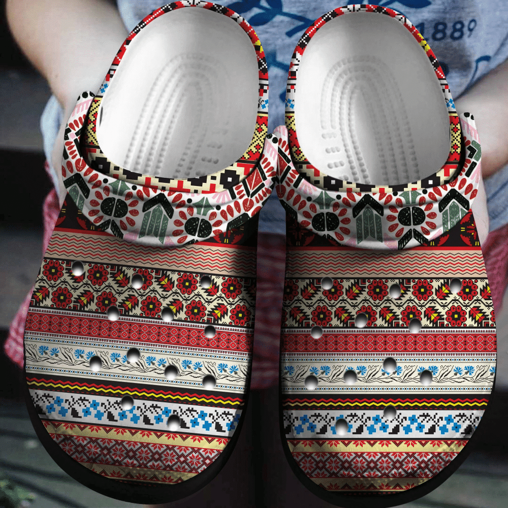 Boho Vintage Mandala 2 Gift For Lover Rubber Crocs Clog Shoes Comfy Footwear