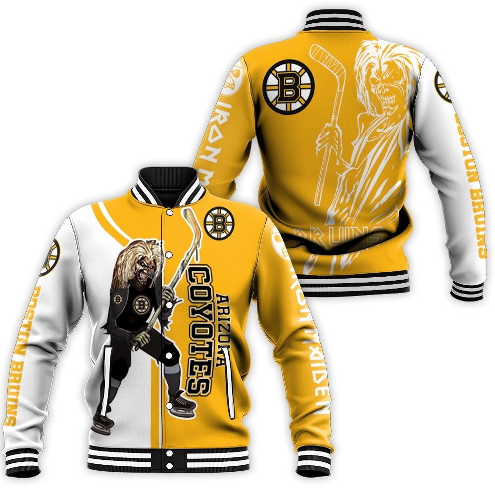 Boston Bruins And Zombie For Fans Baseball Jacket for Men Women