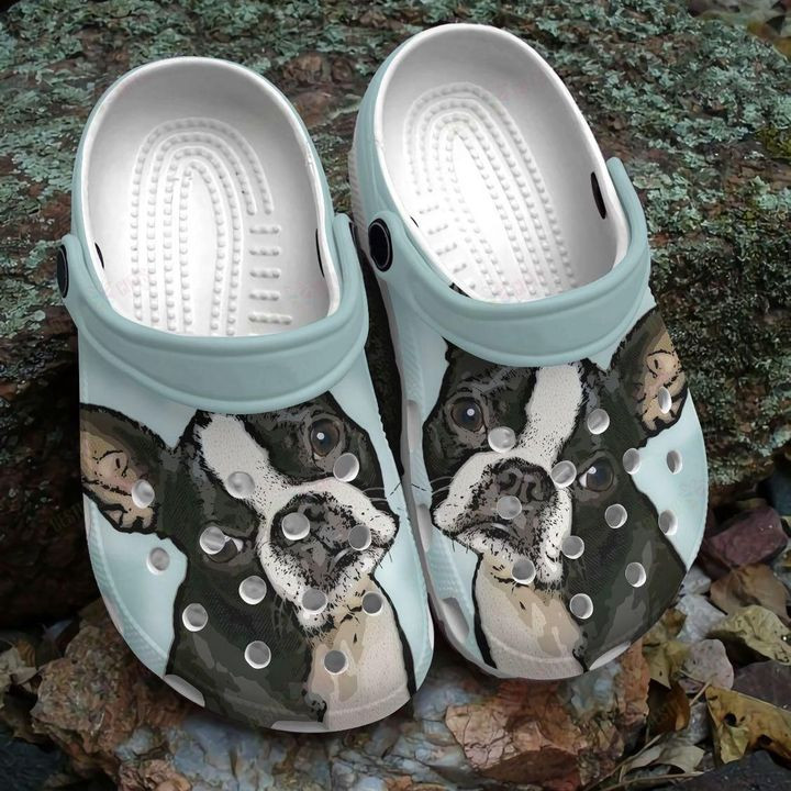 Boston Terrier Spaniel Lovely Crocs Classic Clogs Shoes