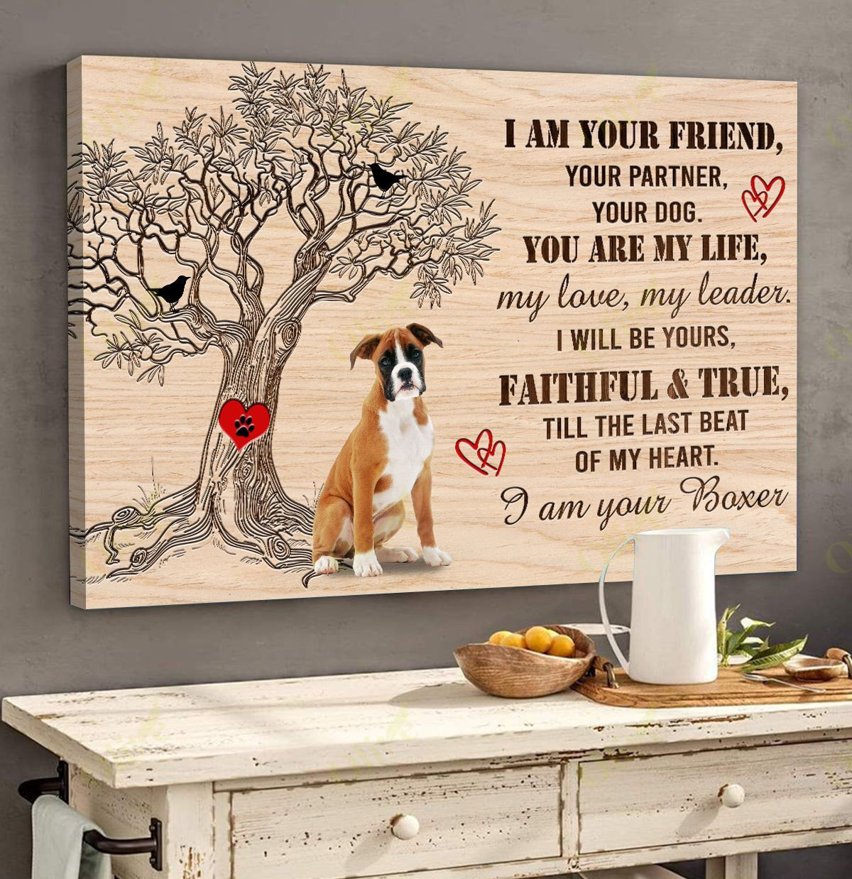 Boxer - I Am Your Friend 2 Poster And Canvas Art Wall Decor