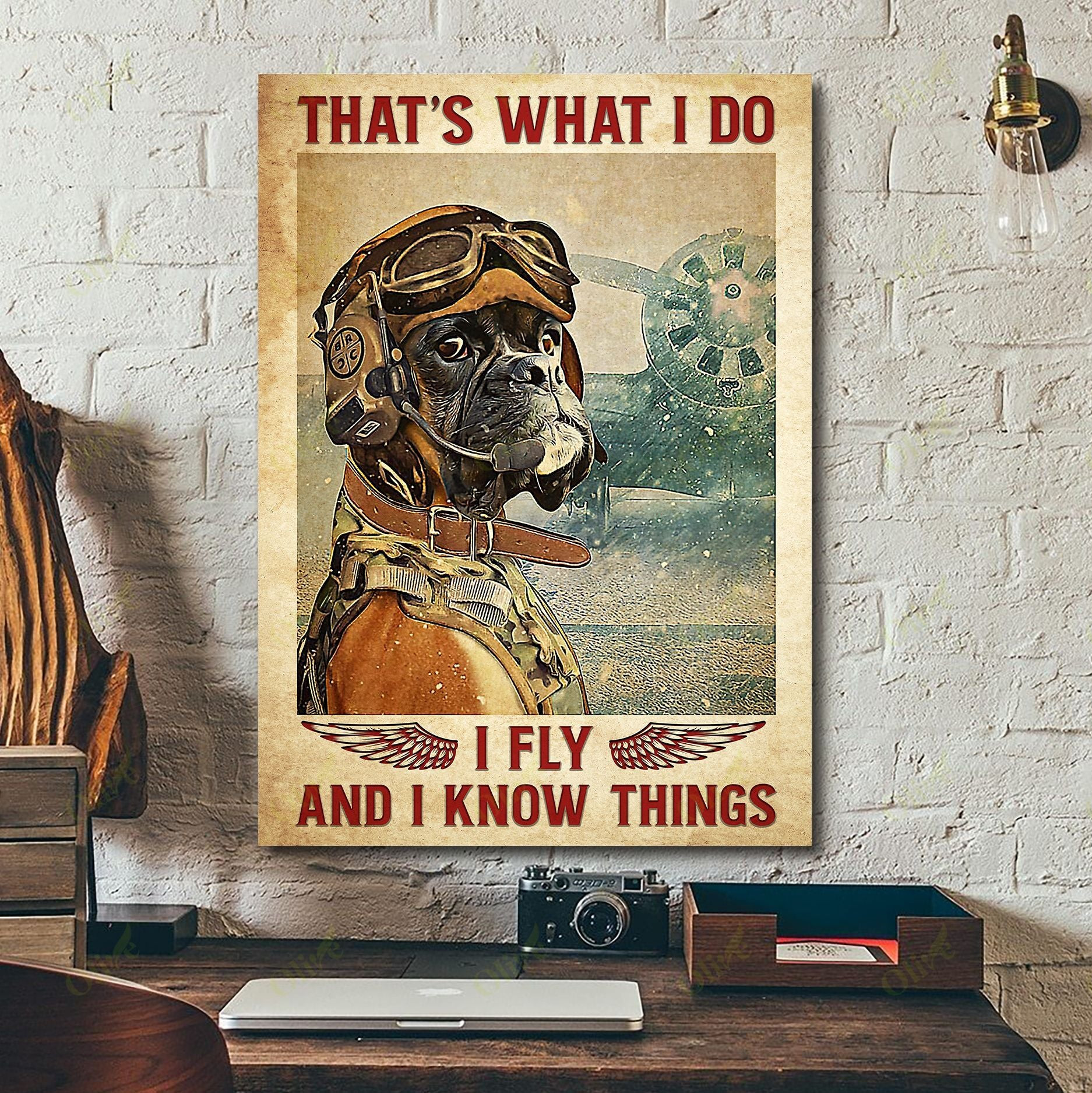 Boxer - That's What I Do Poster And Canvas Art Wall Decor