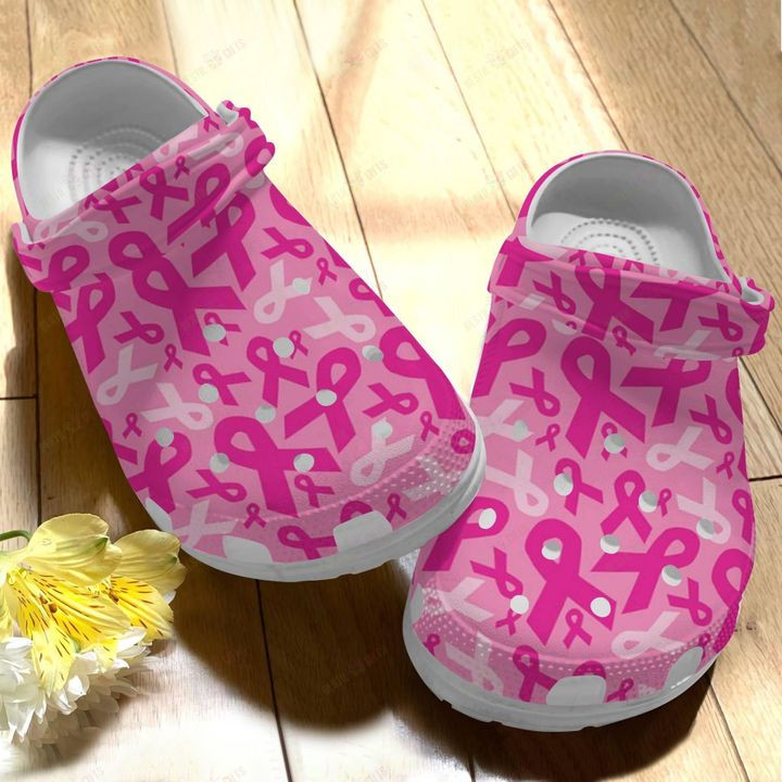 Breast Cancer Crocs Classic Clogs Shoes PANCR0148