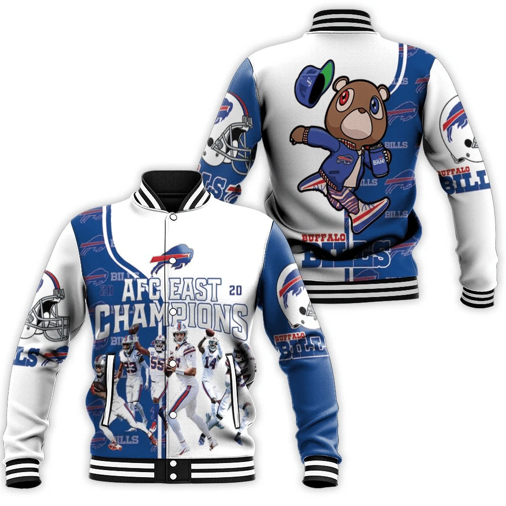 Buffalo Bills Afc East Champions Baseball Jacket for Men Women