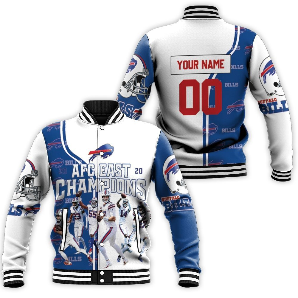 Buffalo Bills Afc East Champions Personalized Baseball Jacket for Men Women