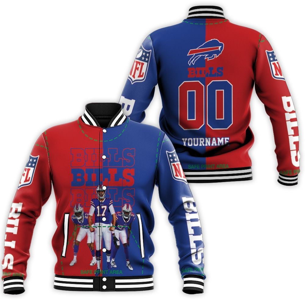 Buffalo Bills Afc East Division Champions Personalized Baseball Jacket for Men Women