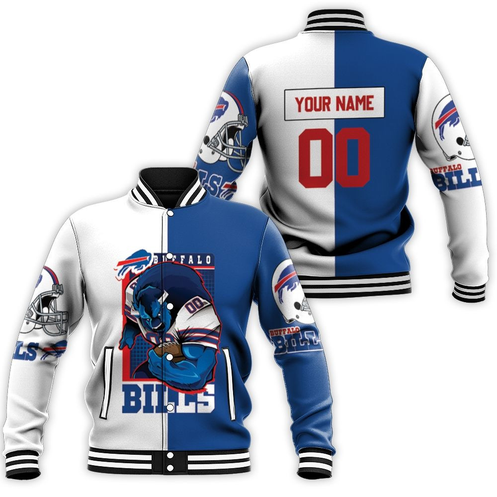 Buffalo Bills Mascot Afc East Champions Personalized Baseball Jacket for Men Women