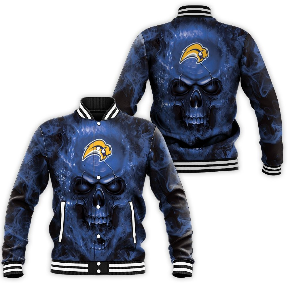 Buffalo Sabres Nhl Fans Skull Baseball Jacket for Men Women