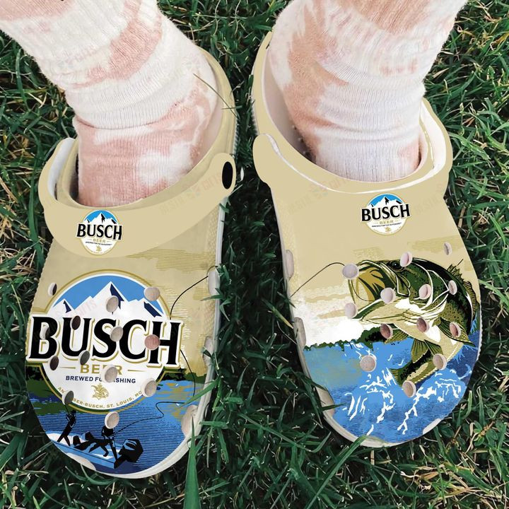 Busch Fish Crocs Classic Clogs Shoes PANCR0352