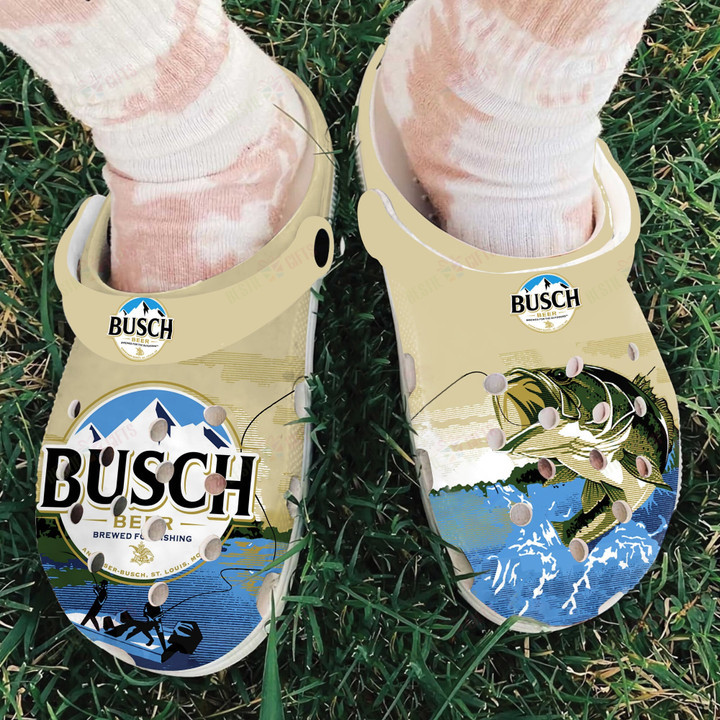 Busch Fish Crocs Classic Clogs Shoes PANCR0674