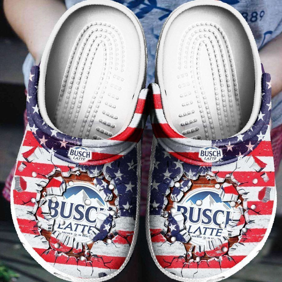 Busch Latte Crocs Clog Shoes