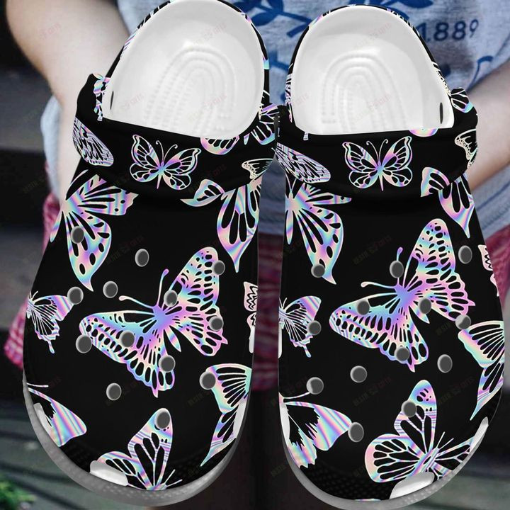 Butterfly Bling Crocs Classic Clogs Shoes PANCR0298