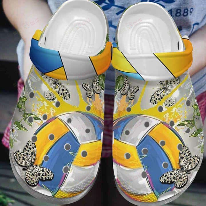 Butterfly Crocs Classic Clogs Shoes