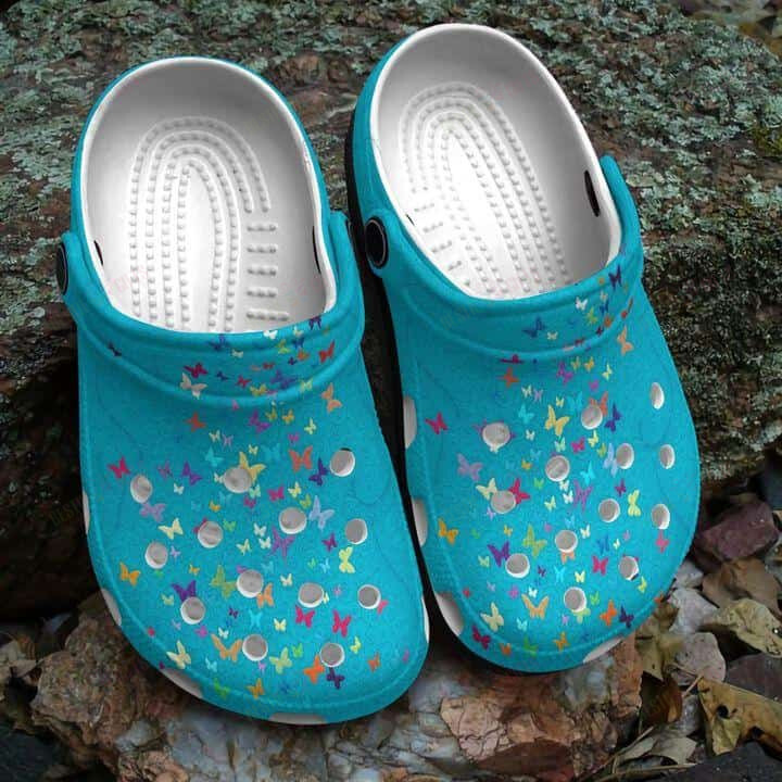 Butterfly Crocs Classic Clogs Shoes