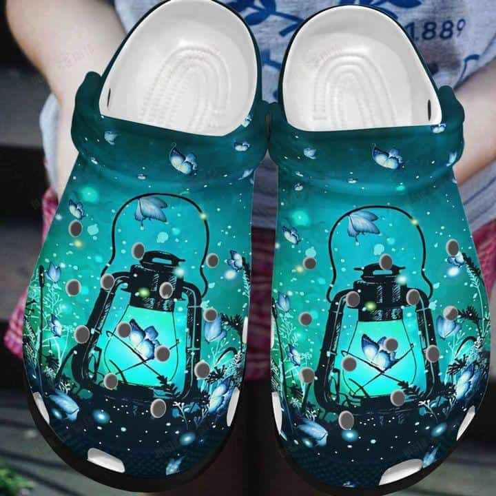 Butterfly Crocs Classic Clogs Shoes