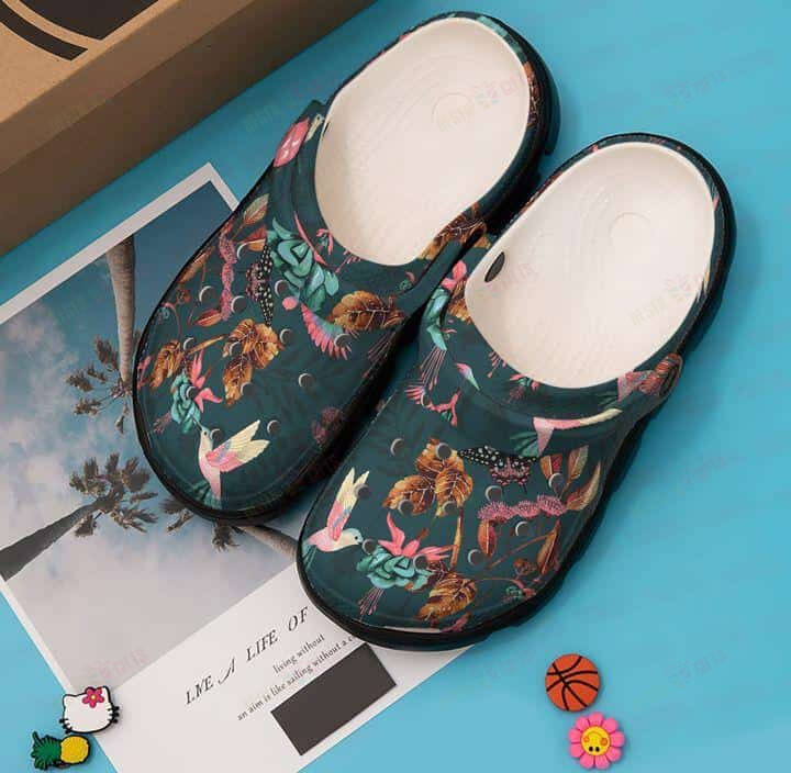 Butterfly Crocs Classic Clogs Shoes