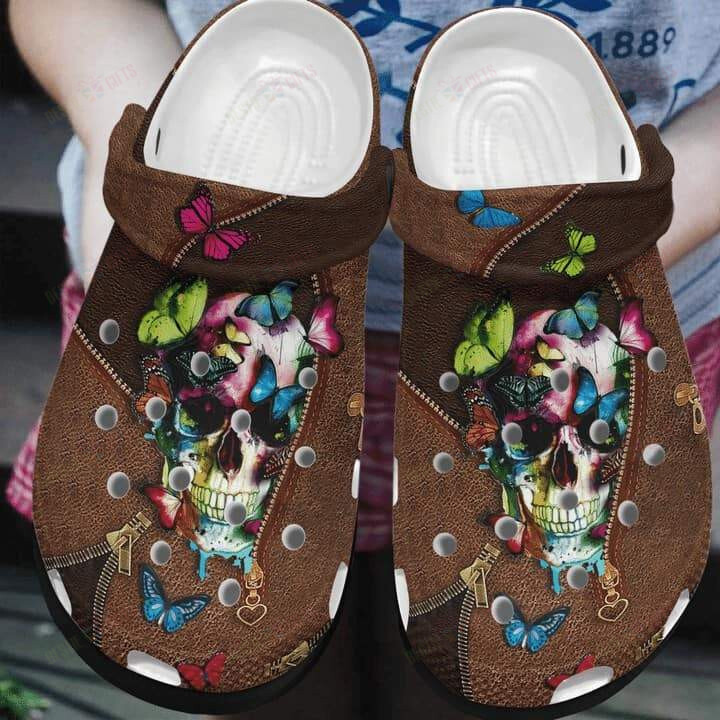 Butterfly Crocs Classic Clogs Shoes