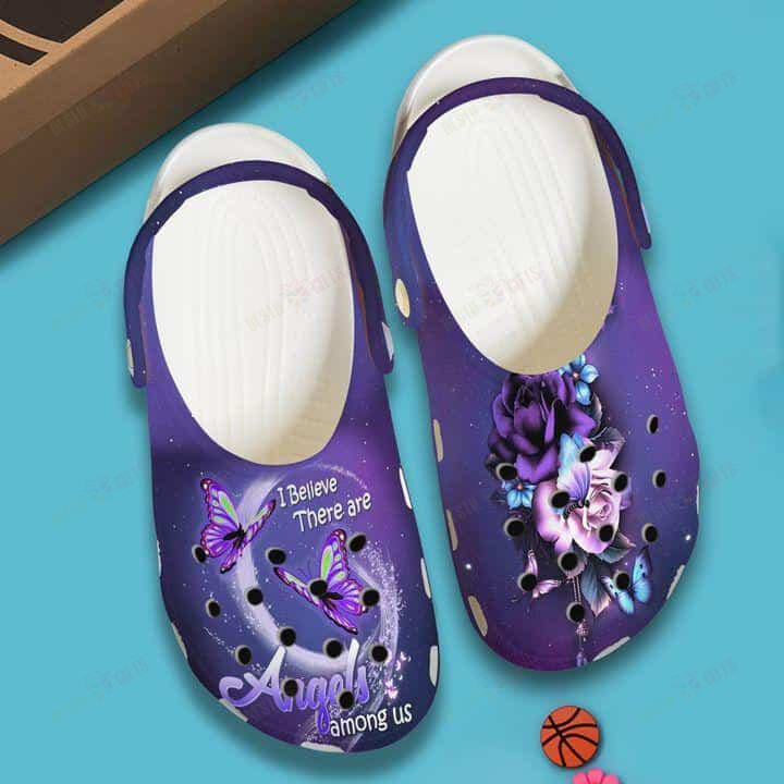 Butterfly Crocs Classic Clogs Shoes