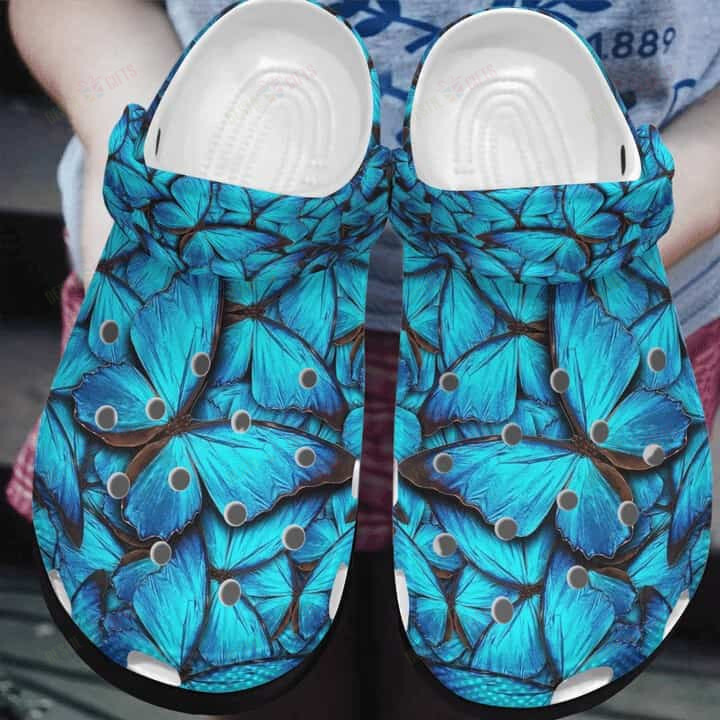 Butterfly Crocs Classic Clogs Shoes