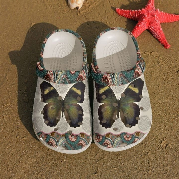 Butterfly Mandala Crocs Clog Shoes