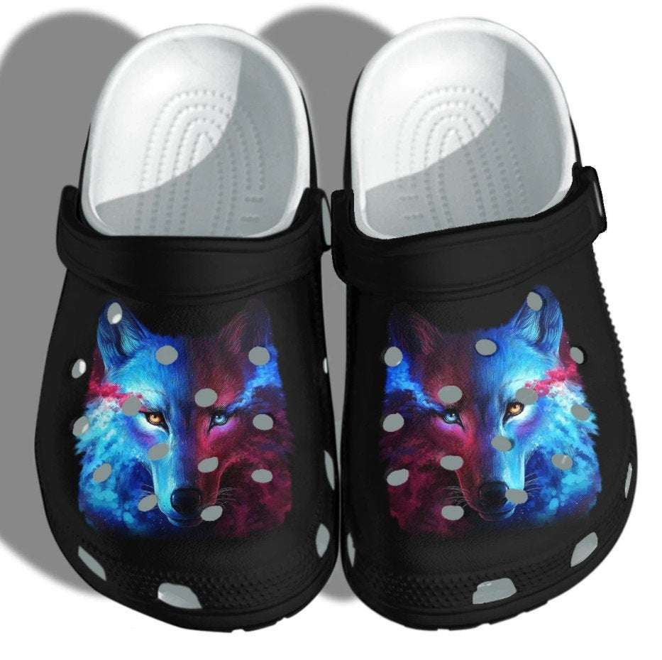 Buy Mystery Wolf For Men And Women Gift For Fan Classic Water Rubber Crocs Clog Shoes Comfy Footwear