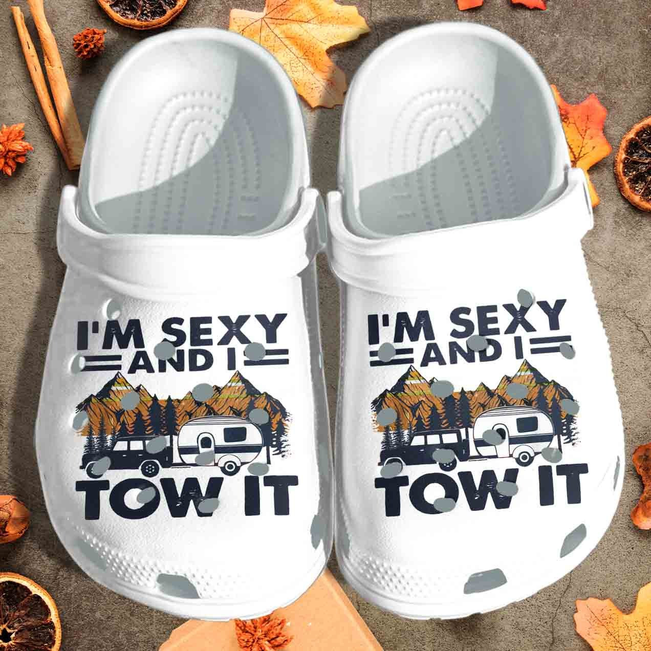 Camping Bus Shoes – Sexy And Tow It Crocs Clog Gift For Men Son