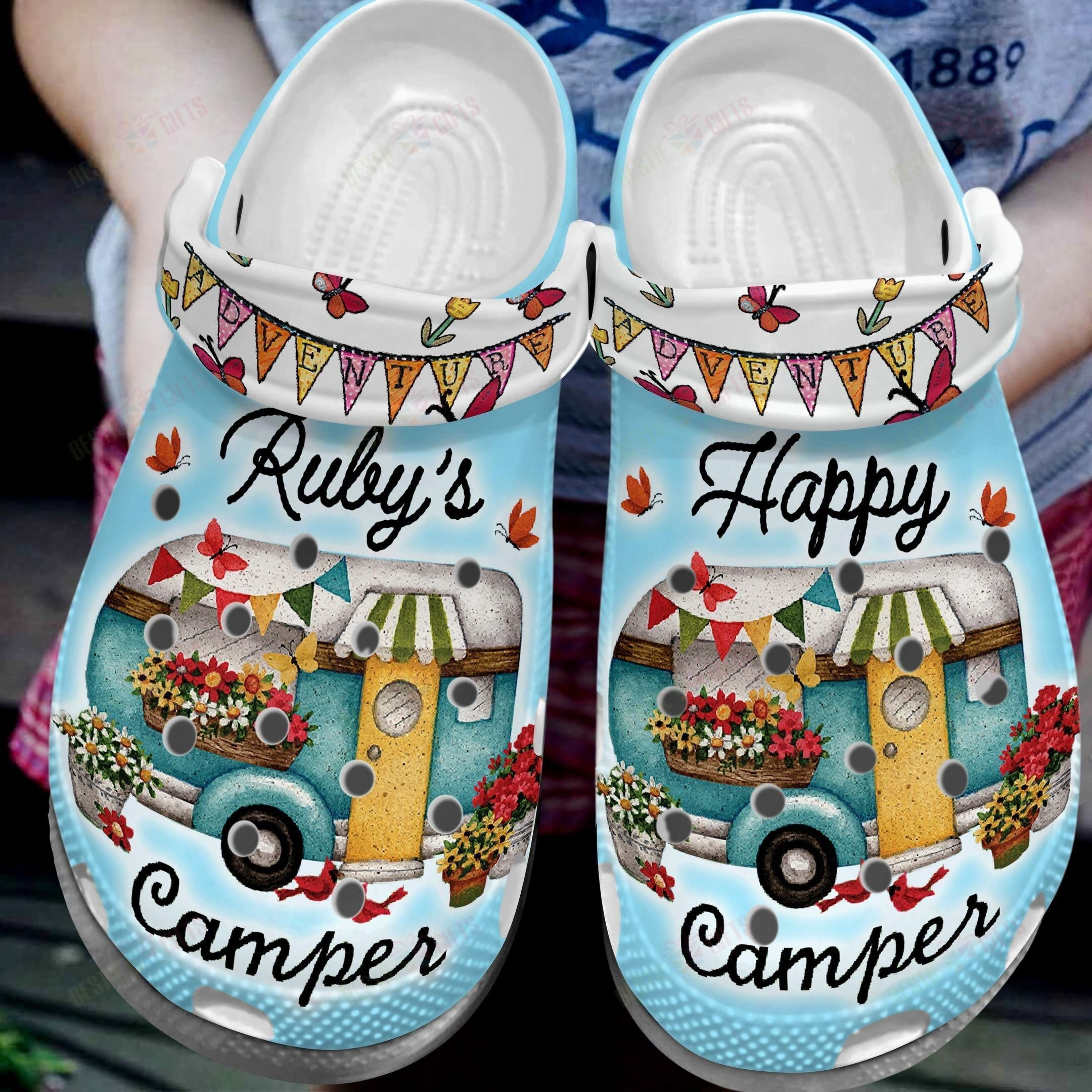 Camping Crocs Classic Clog Colors Happy Camper Shoes