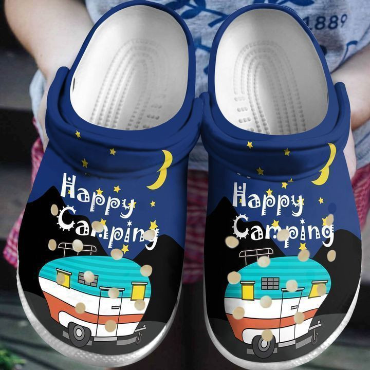 Camping In The Weekend Crocs Clog Shoes