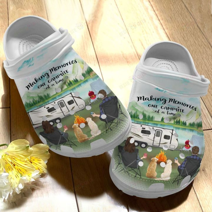 Camping Making Memories Crocs Classic Clogs Shoes