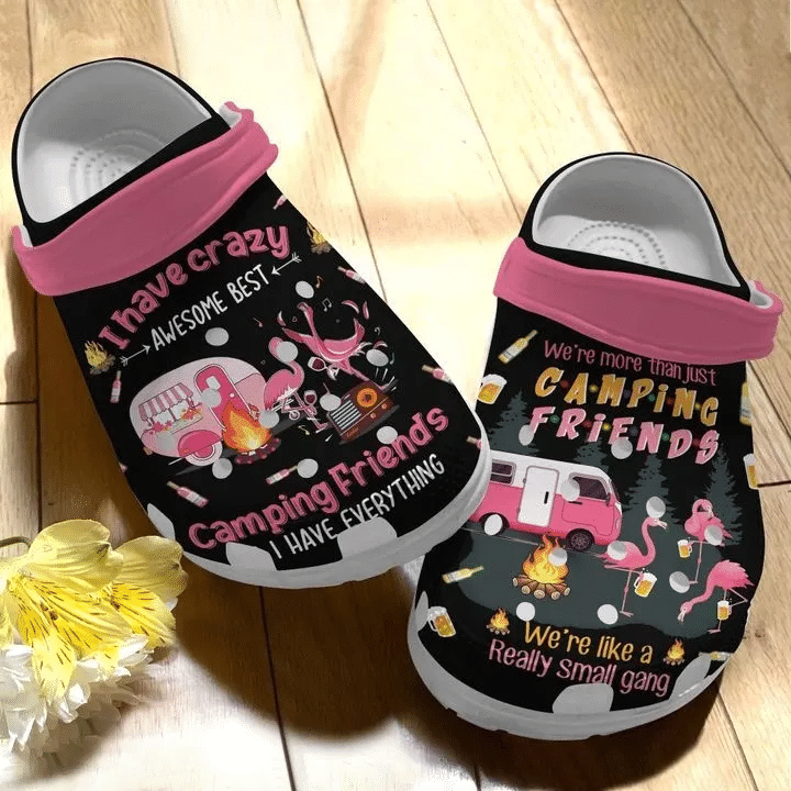 Camping Personalize Clog Custom Crocs Fashionstyle Comfortable For Women Men Kid Print 3D Camping Friends