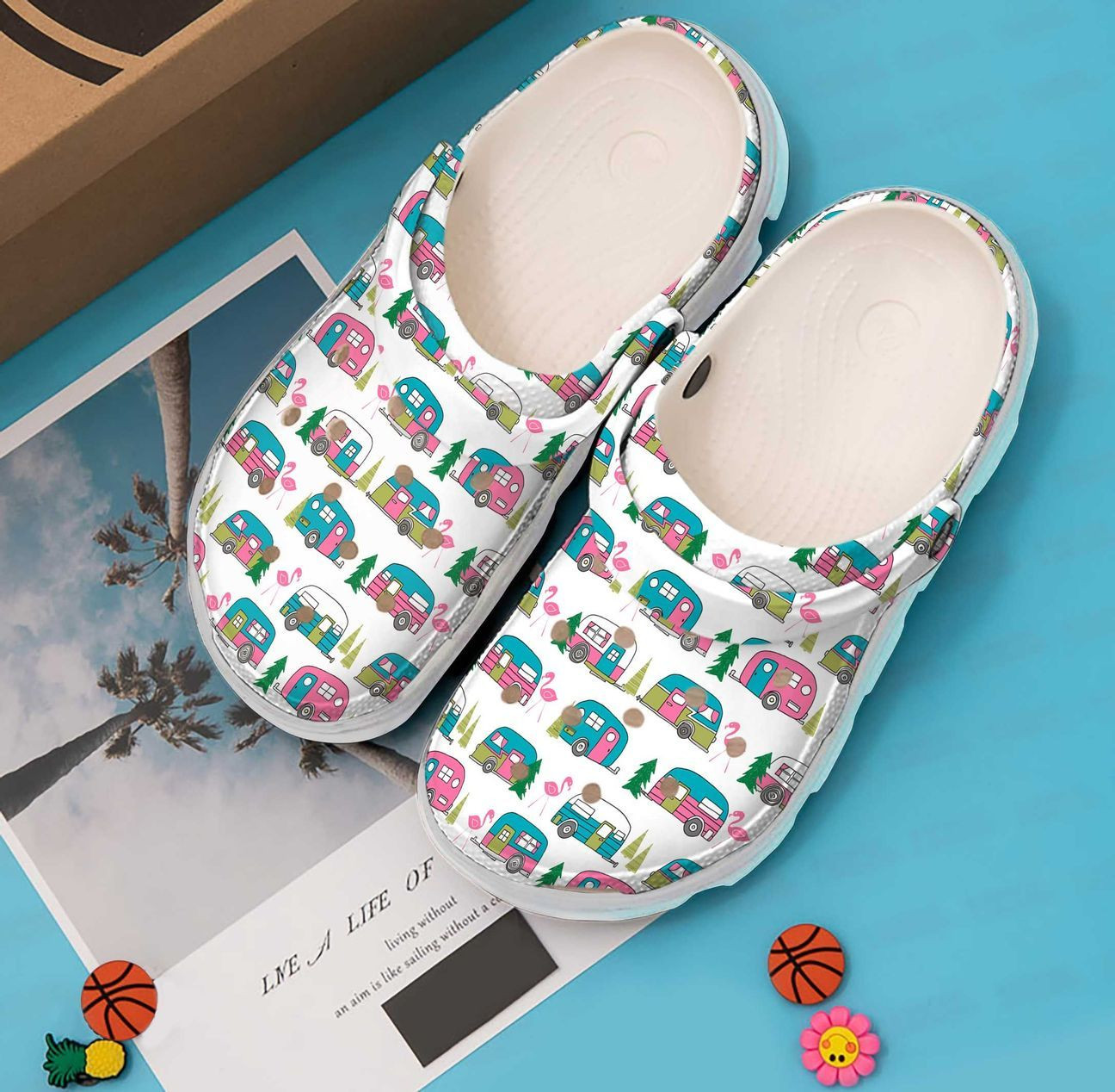 Camping Personalized Clog Custom Crocs Comfortablefashion Style Comfortable For Women Men Kid Print 3D Camper Pattern