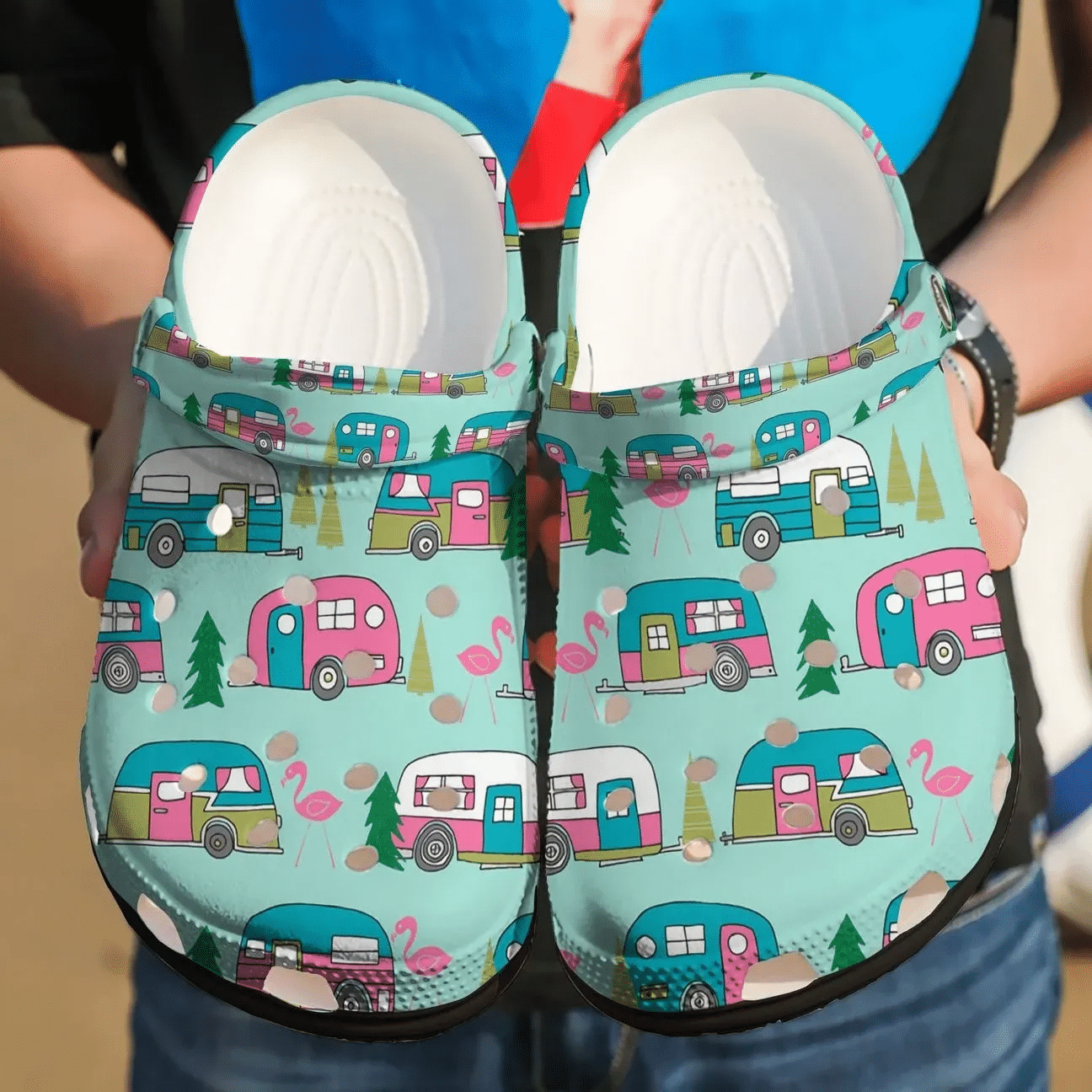 Camping Personalized Clog Custom Crocs Comfortablefashion Style Comfortable For Women Men Kid Print 3D Camper Van