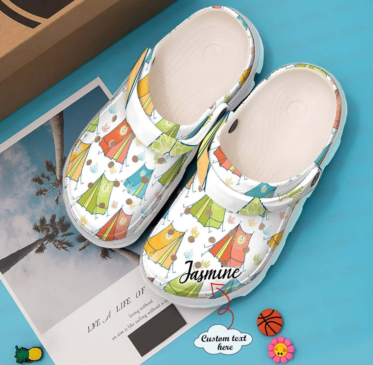 Camping Personalized Clog Custom Crocs Comfortablefashion Style Comfortable For Women Men Kid Print 3D Camping Tent Pattern