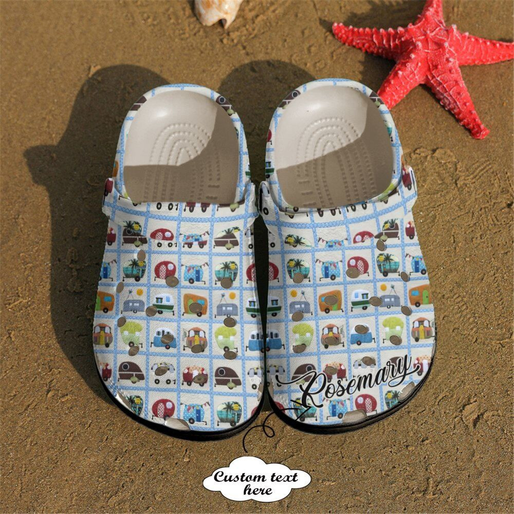 Camping Personalized Clog Custom Crocs Comfortablefashion Style Comfortable For Women Men Kid Print 3D Happy Camper