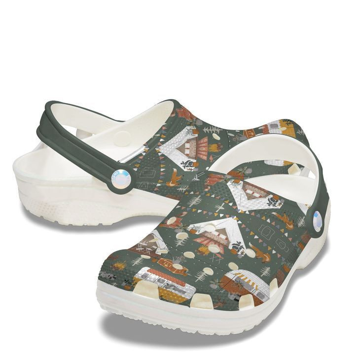 Camping Time Crocs Clog Shoes