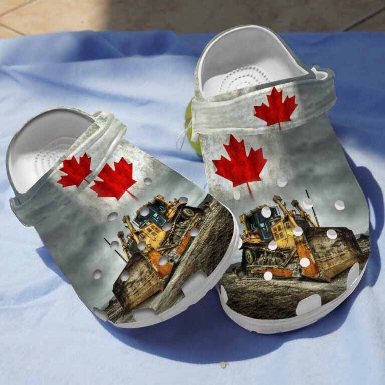 Canada Bulldozer Clogs Crocs Shoes Gifts For Women Girl