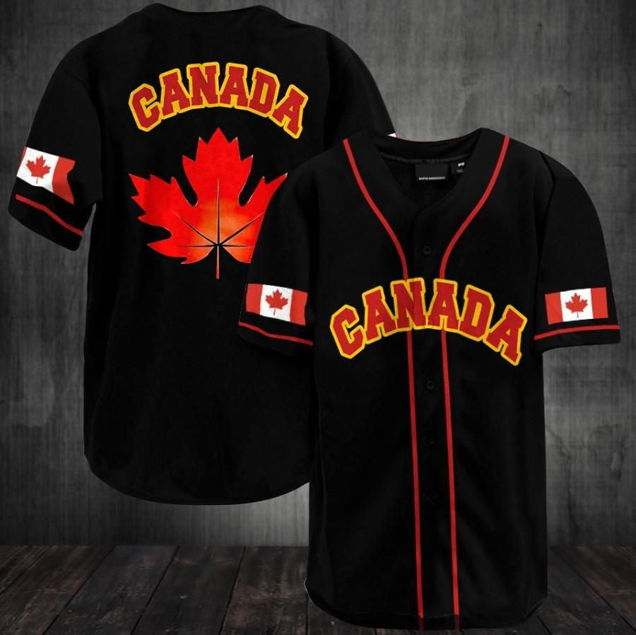 Canada Red Baseball Jersey