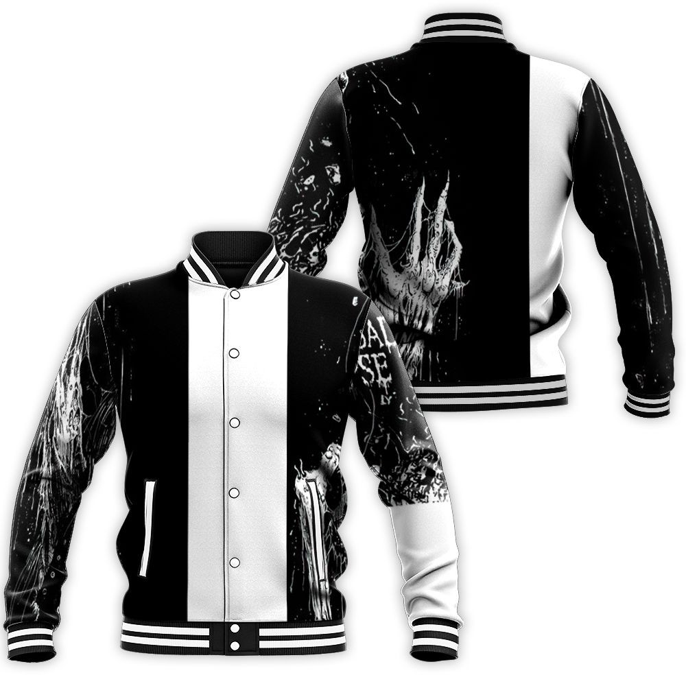 Cannibal Corpse Skeleton Ghost Jersey Baseball Jacket for Men Women