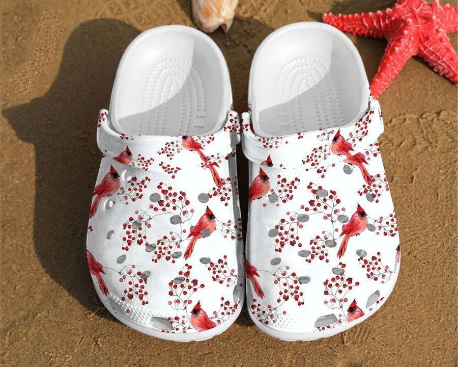 Cardinal Birds Pattern Unisex Birthday Gifts Crocs Clog Shoes