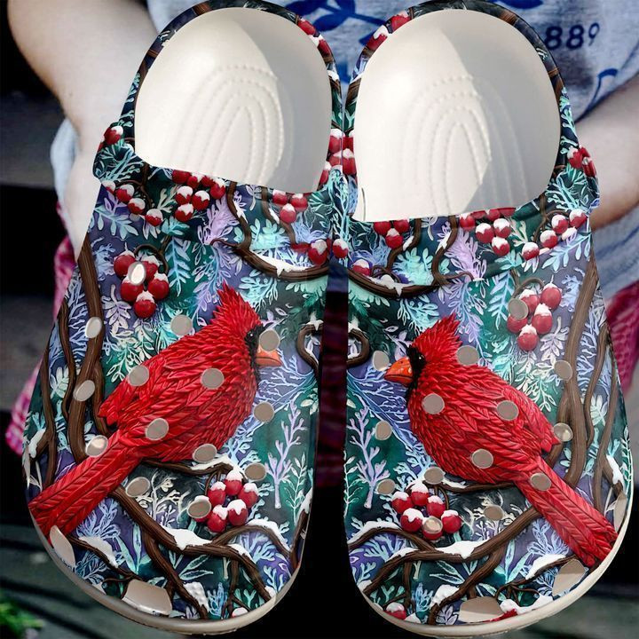 Cardinal Pretty Crocs Clog Shoes