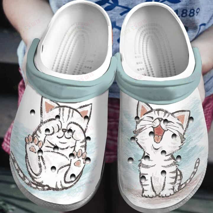 Cat Crocs Classic Clogs Shoes