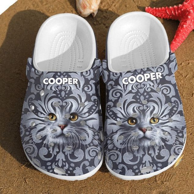 Cat Custom Crocs Cat Custom Clog Rubber Crocs Clog Shoes Comfy Footwear