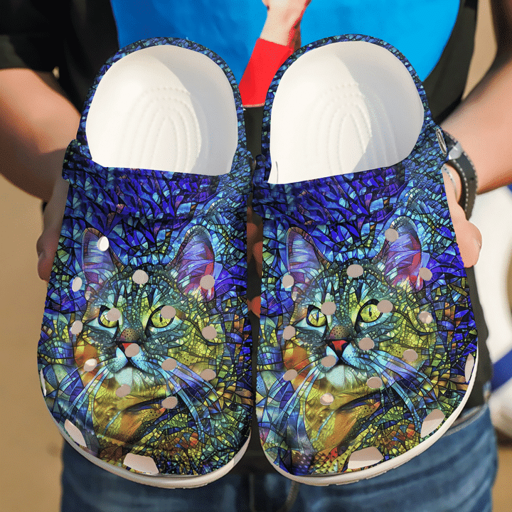Cat Heaven Colorful Crocs Classic Clogs Shoes
