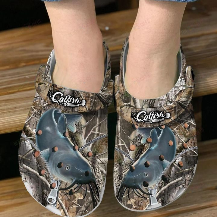 Catfish Fishing Crocs Classic Clogs Shoes