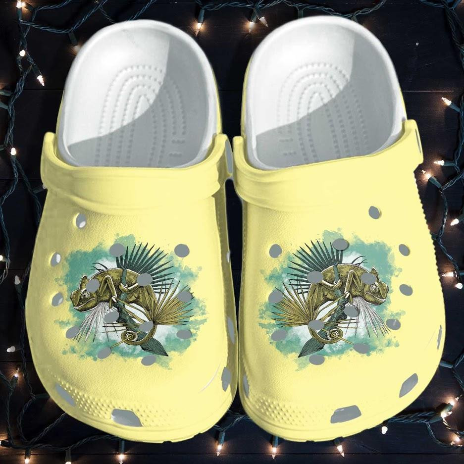 Chameleon Pets Lover Shoes Crocs - Chameleon Cute Croc Shoes Birthdays Gifts Men Women