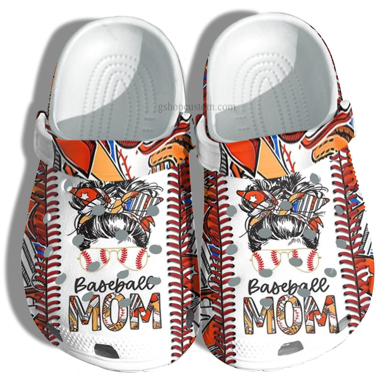 Cheer Up Baseball Mom Croc Shoes Gift Wife- Cool Women Baseball Line Crocs Shoes Gift Mother Day