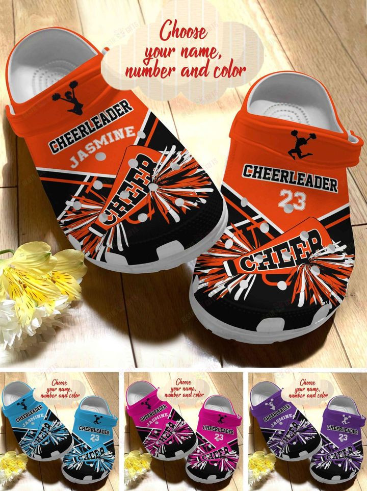 Cheerleader Personalized Colorful Crocs Classic Clogs Shoes