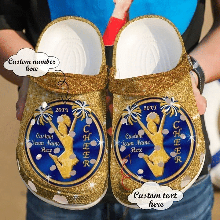 Cheerleader Personalized From Bow To Toe Crocs Classic Clogs Shoes